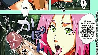 Asian ninjas engage in threesome outdoor adventures