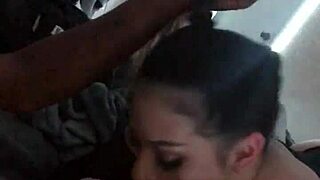 First night with latina in lingerie