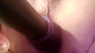 experienced gay guy fucks himself with cock in detailed solo scene