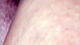 Nasty bbw slut contrasts with big tits in doggystyle