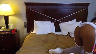 A revenge romp is satisfied by Vee, a wild Texas temptress, with two black bullcock riders