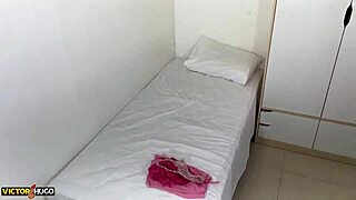 pretend to be gay to fuck my friend's brunette girlfriend hard!