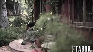 Kenna James Dominates in Peeping Tom Ass Action