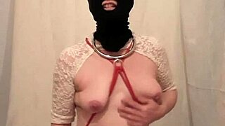 Masturbation and whipping session