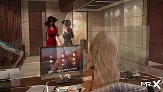 Fashion Business Couple Takes Pictures Of Chest