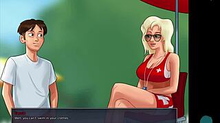 summertime saga 58: cumming hard in tight teen pussy 😈