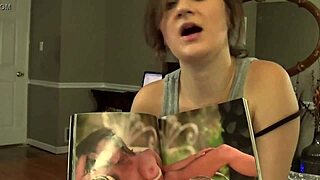 Mommy forces you to stroke off to dirty mags
