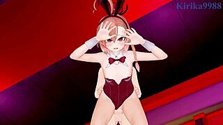 Mikamo Neru and Uzawa Reisa in Bunny Outfits: 'Want Intense Creampie Sex?' Blue Archive Hentai