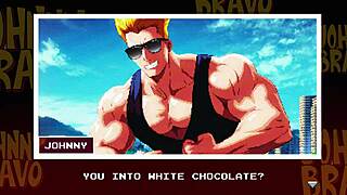 i love watching johnny bravo get his big cock sucked in this hentai outdoor scene.