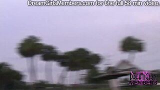 Florida wet T-shirt and outdoor fun breeds pee play
