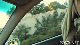 Appealing teen 18+ adores sexy fucking in pov doggystyle