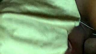 Ebony bonnet sucks monster cock at work