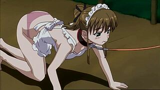Cute maid in stockings relishes uncensored hentai sex