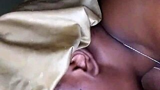 Ebony bonnet sucks monster cock at work