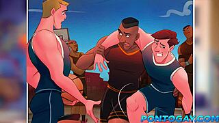 Кошаркашке звезде показују огромне курчеве у геј цртаним филмовима