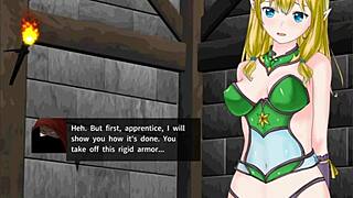 Naked elf training: snitch or face lewd consequences in 3D porn game