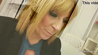 Big Butt Boss Sara Jay Boldly Milks Employee's Hard Cock For Cum