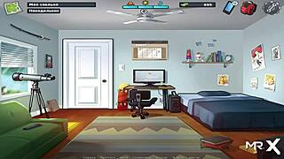 mature character rides huge cock in summertimesaga