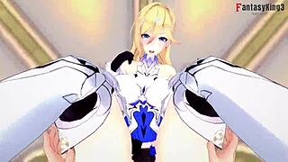 Ali Bianka Ataegina jebe Durandal v Honkai Impact hentai?