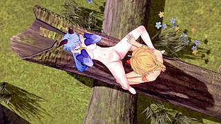 genshin impact - sex with ganyu in the forest real ganyu voice 3d hentai 4k 60fps uncensored