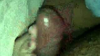 couple does footjob and cums on webcam