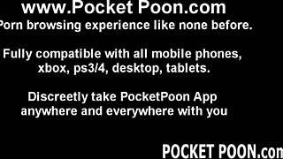 Blonde babe deepthroats big cock balls deep