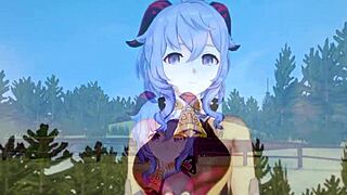 genshin impact - sex with ganyu in the forest real ganyu voice 3d hentai 4k 60fps uncensored