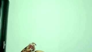 First Anal with Glass Dildo for Tattooed Latina Goth?