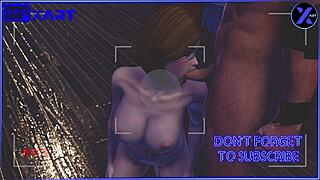 Teacher lilly vanilli bent over in classroom for doggystyle assfucking