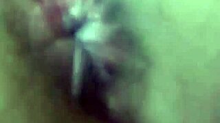 Milf shows off with finger in tight ass for me