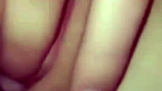 Milf shows off with finger in tight ass for me