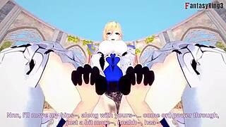 Is Bianka Ataegina fucking Durandal in Honkai Impact hentai?