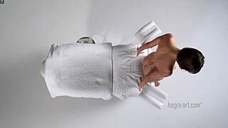 relaxing massage session with soothing oil application