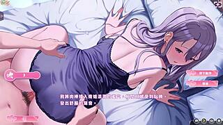 Ep7 happy couple room - wearing black lace lingerie to arouse desires with dynamic and static ejaculation