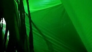 sexy stepmom waits in bed, touches tits and ass sensually for stepson