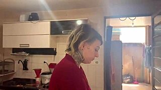 Blonde Brazilian Prepares Morning Coffee The Way You Like