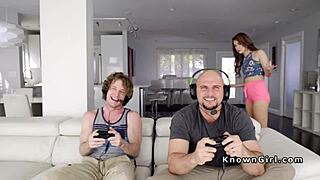 Bf With His Friend Gangbangs Girlfriend