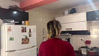 Blonde Brazilian Prepares Morning Coffee The Way You Like