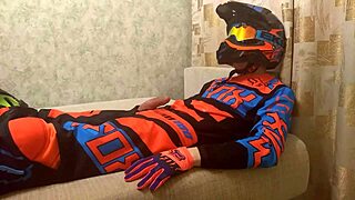 Gay Bikers Play Motocross Excitingly!