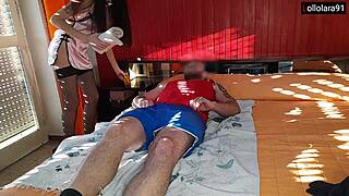 hidden camera in massage center