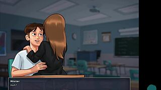 Teen Making Out With French Teacher In College Roleplay