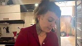 Blonde Brazilian Prepares Morning Coffee The Way You Like