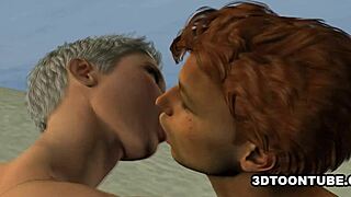 3D Cartoon Babe Performs 69 Blowjob Before Outdoor Hardcore Sex