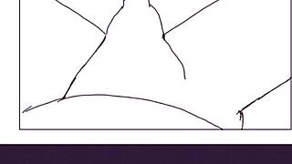 African couple continues their passionate drawing session in part 2