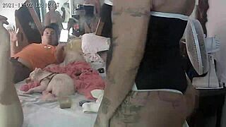 Party In Bed! Can I Handle These Big Asses?