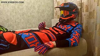 Gay Bikers Play Motocross Excitingly!