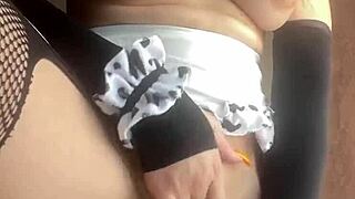 She Uses Dildo for Masturbation