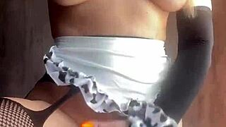 She Uses Dildo for Masturbation