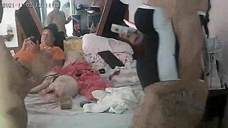 Party In Bed! Can I Handle These Big Asses?