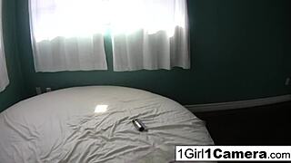 Sexy Eden Adams chats about her solo masturbation session with close-up views